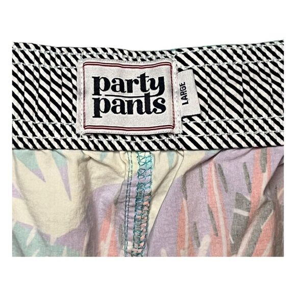 Mens PartyPant Unlined Swim Trunks - Size Large - Picture 8 of 12